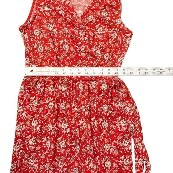 Kaileigh Stitch Fix jumpsuit Small faux wrap print wide leg cottagecore NWOT - Picture 9 of 10
